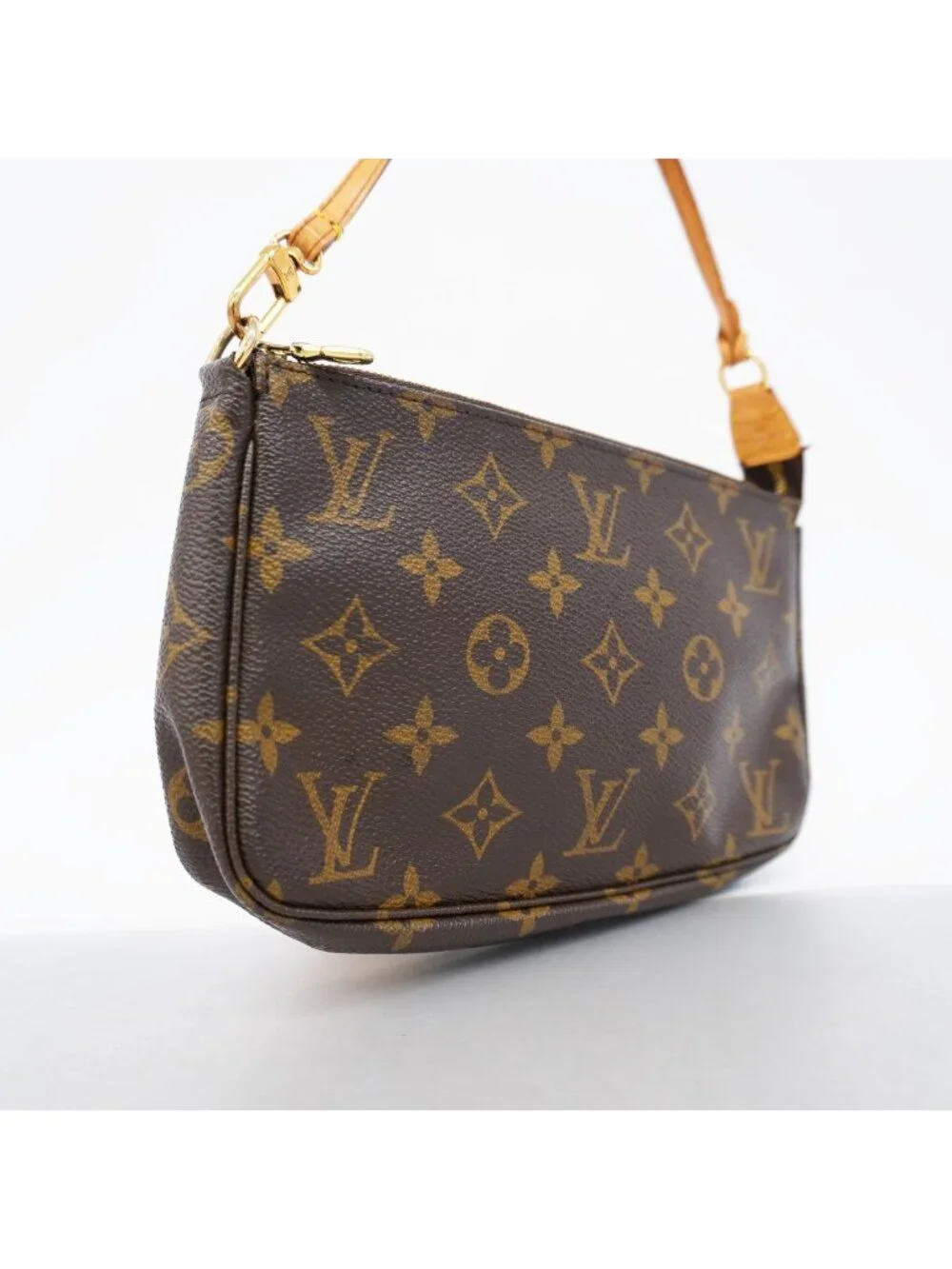 Louis Vuitton Pouch Monogram Pochette Soir Brown